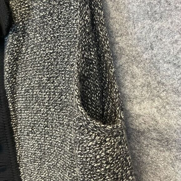 Foxcroft Women's Sweater Vest Size XL Gray Black Cotton Sleeveless Ruffled Trim - Picture 13 of 15